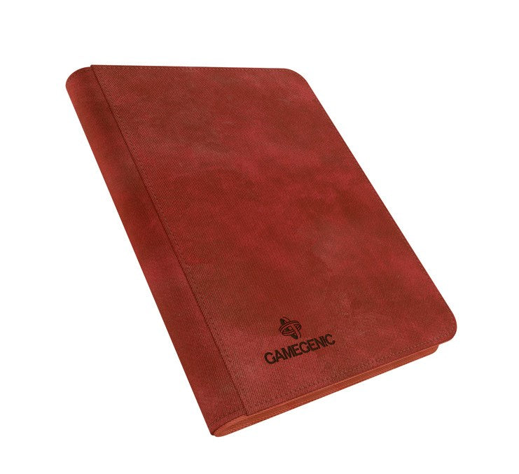 GameGenic Zip-Up Album 8-Pocket Side-Loading - Red
