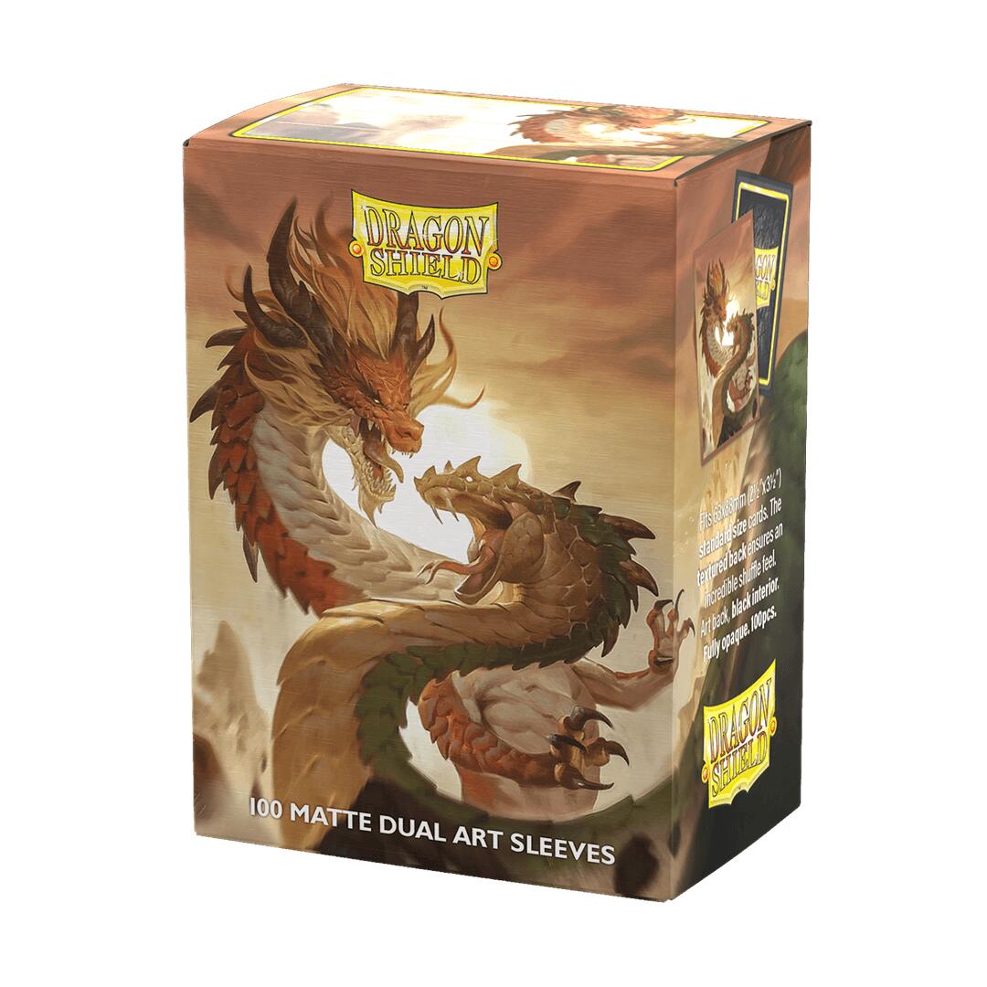 Dragon Shield Dual Matte: Standard Art Sleeves - Wood Snake 2025 (100-Pack)