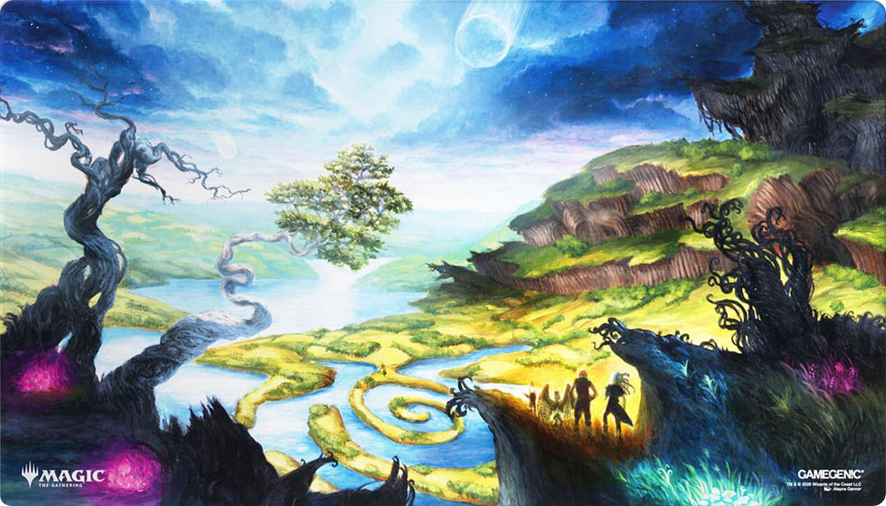 Magic: The Gathering Lorwyn Eclipsed Shiny Playmat - Evolving Wilds