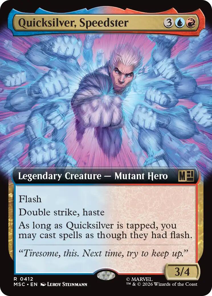 Quicksilver, Speedster (Extended Art)