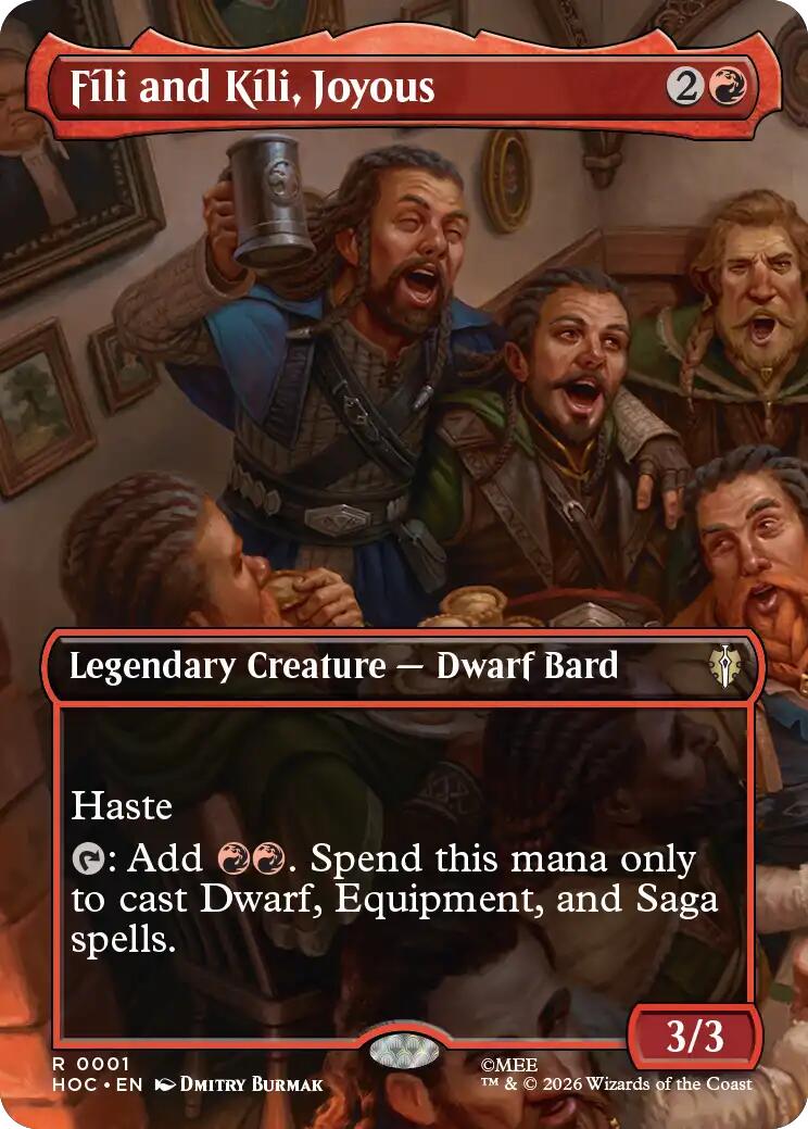 Fili and Kili, Joyous (Borderless)