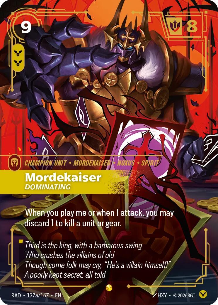 Mordekaiser, Dominating (Alternate Art)