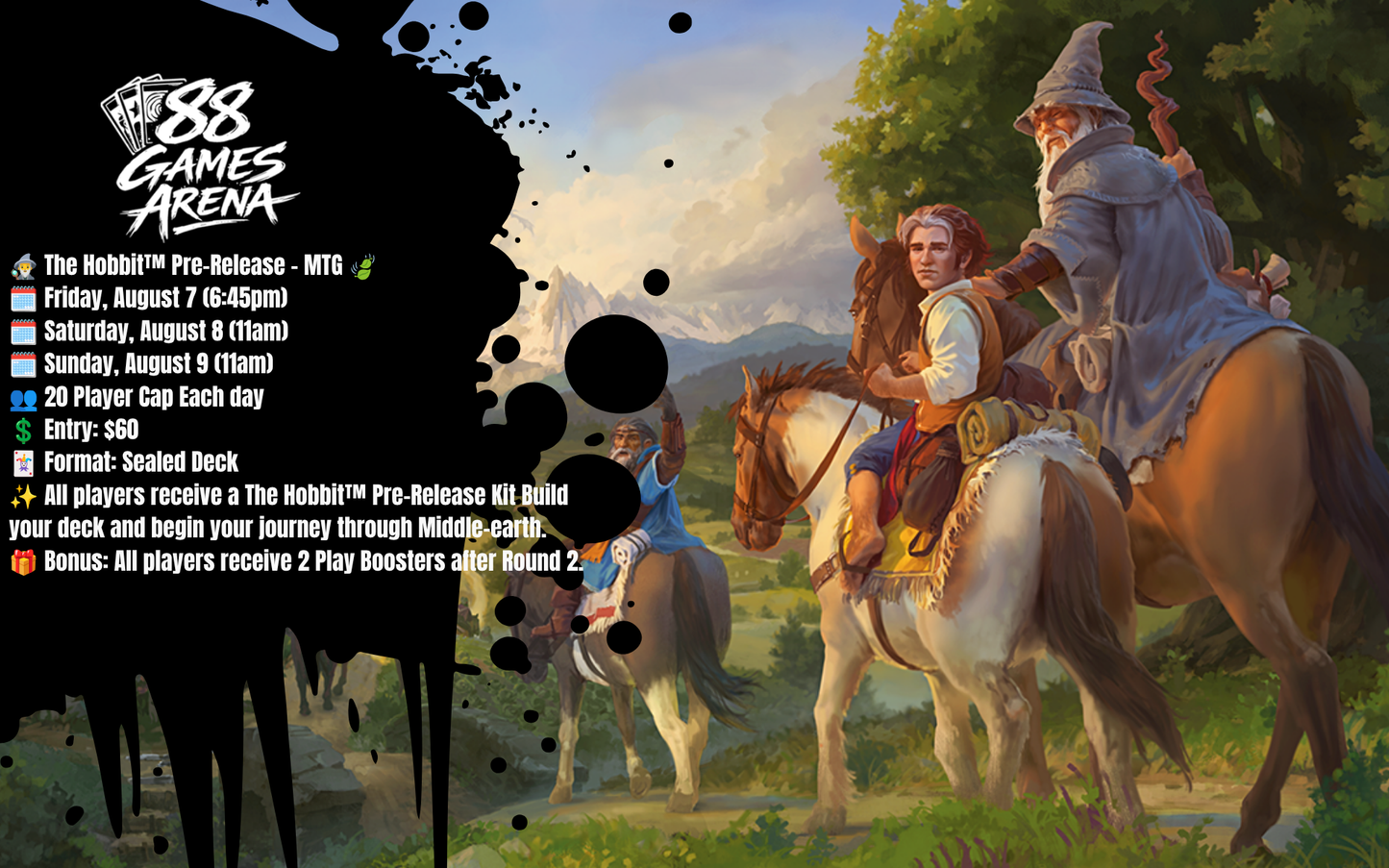 MTG The Hobbit Pre-Release Entry Ticket | In-Store Only