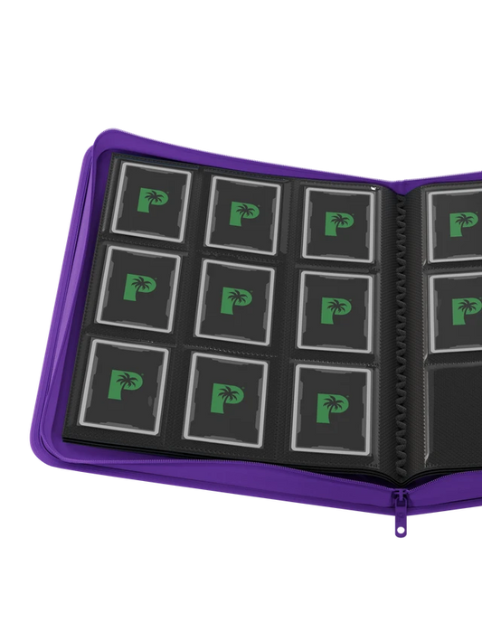 Collector's Series 9 Pocket Zip Binder - Purple