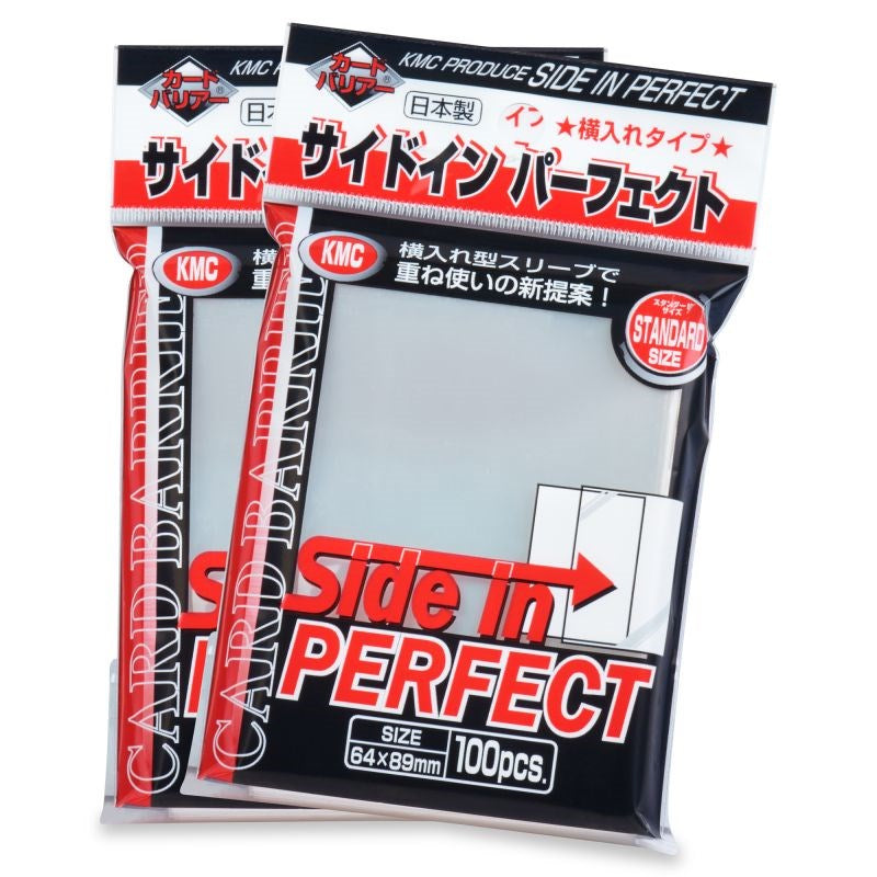 KMC Side-In - Perfect Size Sleeves - Clear (100-Pack)