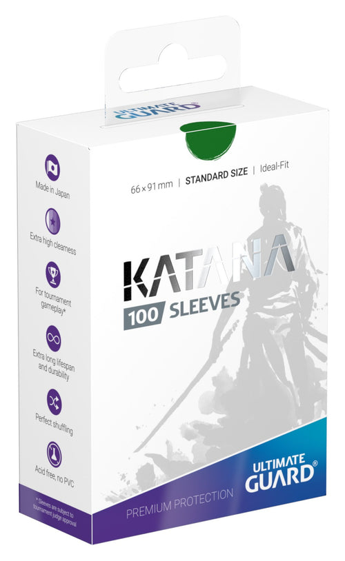 Katana 2018 Standard Size Sleeves - Green (100-Pack) [0]