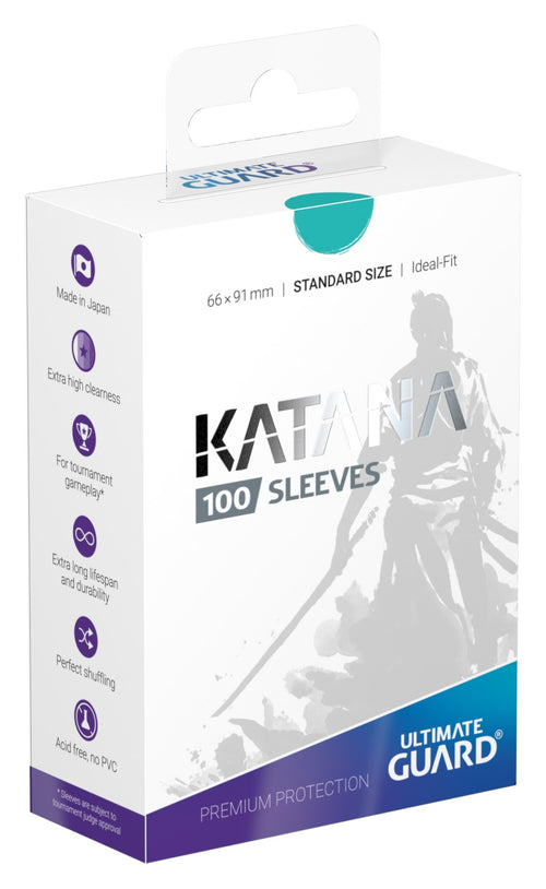 Katana 2018 Standard Size Sleeves - Turquoise (100-Pack) [0]