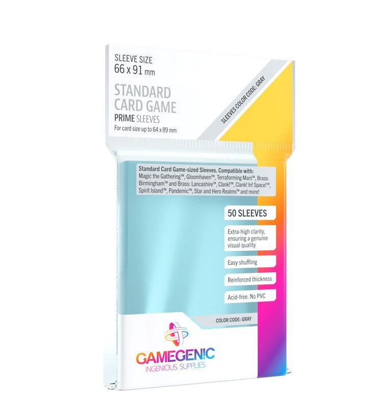 GameGenic Prime Board Game Sleeves - Standard Card Game (50-Pack)