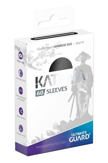 Katana 2018 Japanese Size Sleeves - Black (60-Pack)