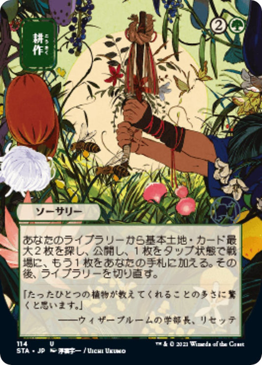 Cultivate (JP Alternate Art)