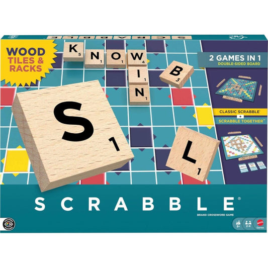 Scrabble Core Wood - ENGLISH - New Version