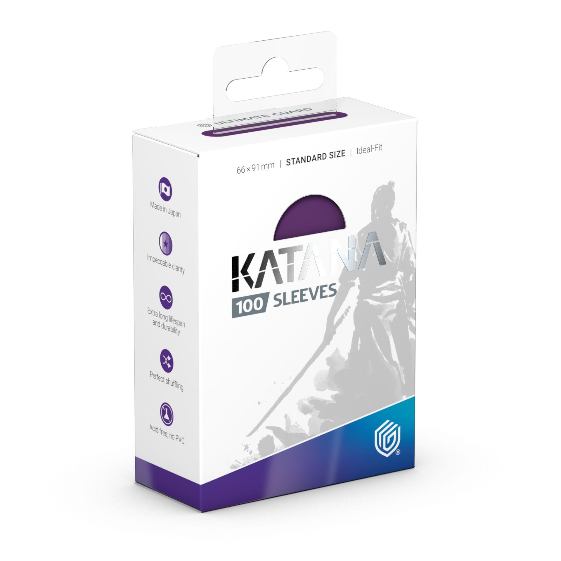 Katana Standard Size Sleeves - Iris Bloom (100-Pack)
