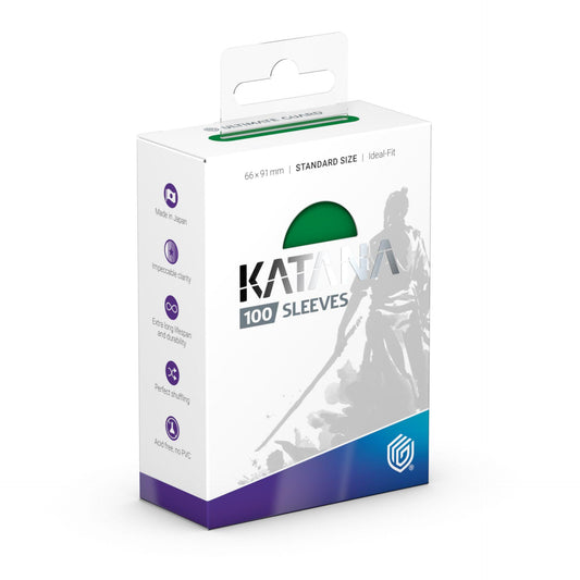 Katana Standard Size Sleeves - Jade Garden (100-Pack)