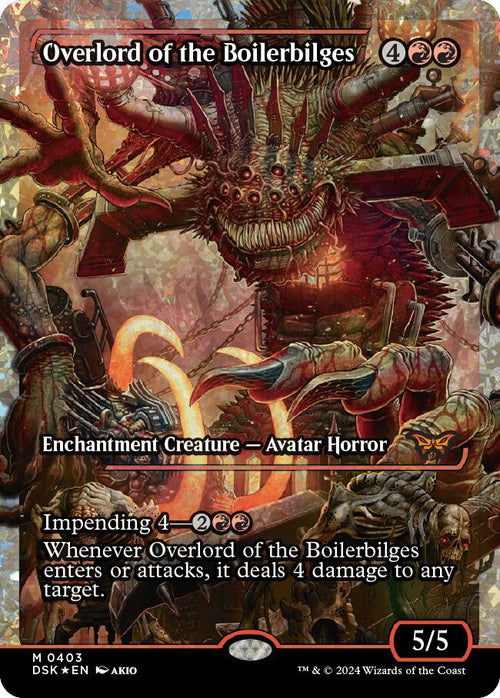 Overlord of the Boilerbilges (Showcase) (Fracture Foil) [DSK - 403]
