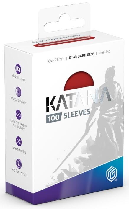 Katana Standard Size Sleeves - Rising Sun (100-Pack)