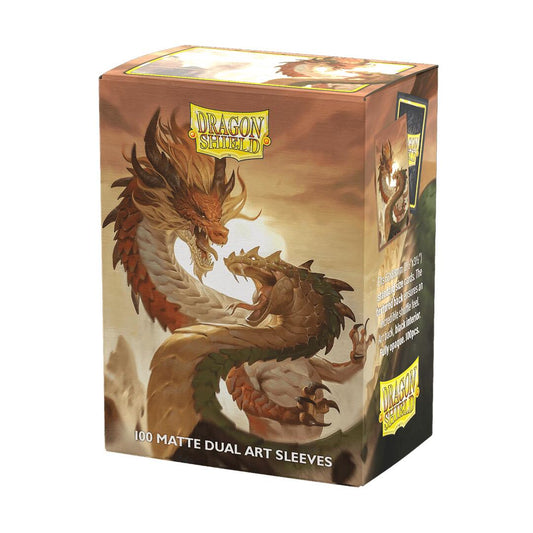 Dragon Shield Dual Matte: Standard Art Sleeves - Wood Snake 2025 (100-Pack)