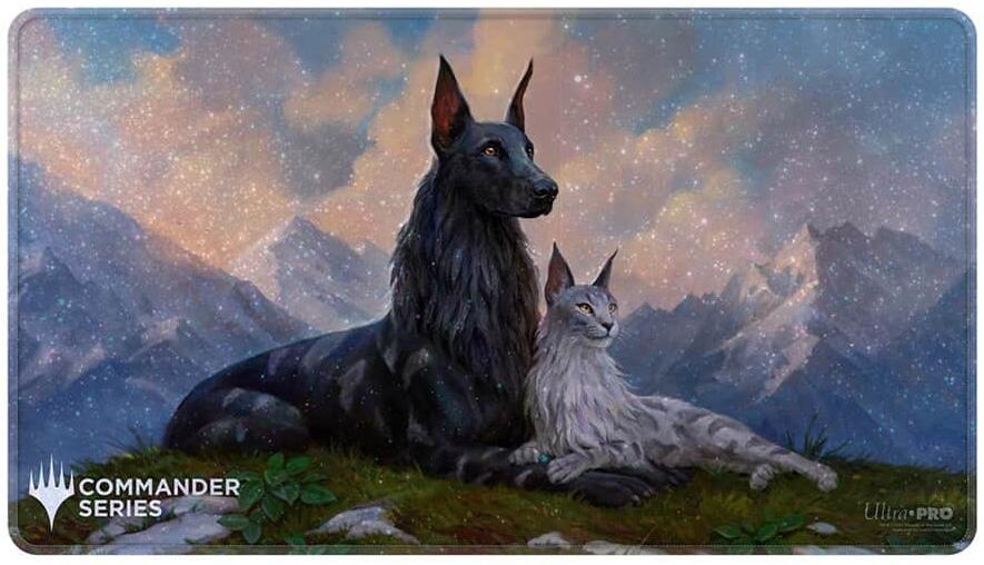 Commander Series 8 (Fan Vote 3) Holofoil Playmat for Magic: The Gathering - Rin and Seri