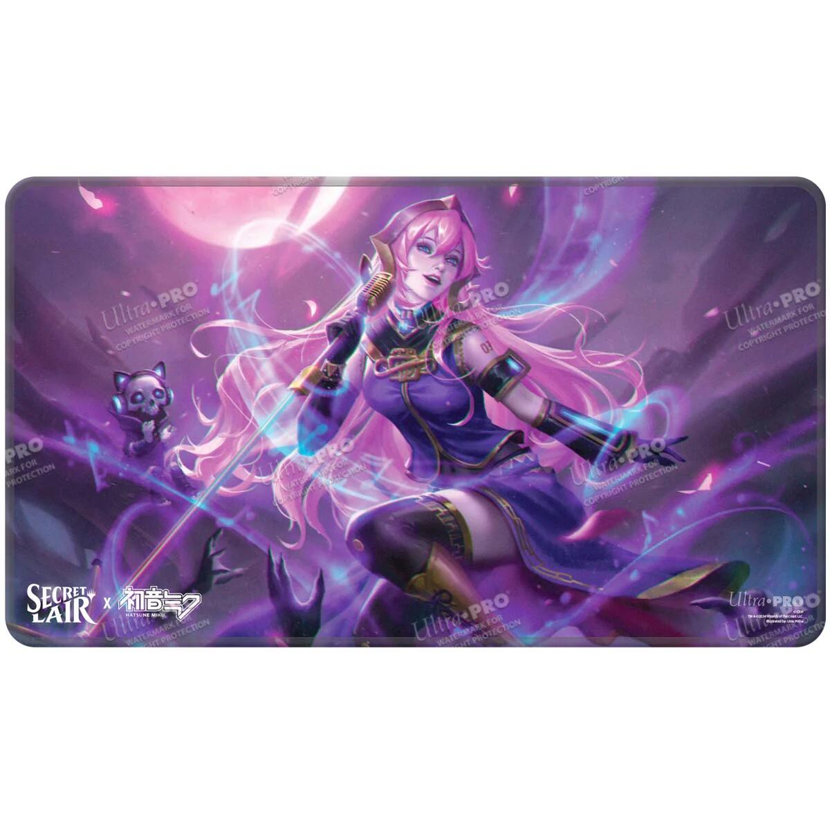 Secret Lair Hatsune Miku Stitched Edge Playmat for Magic: The Gathering - (Fall) Liliana of the Dark Realms
