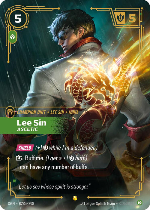 Lee Sin - Ascetic (Alternate Art) [OGN - 078a/298]