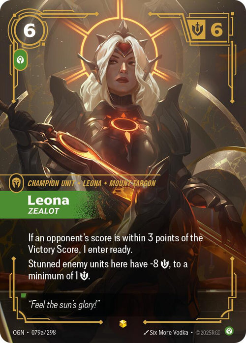 Leona - Zealot (Alternate Art) [OGN - 079a/298]
