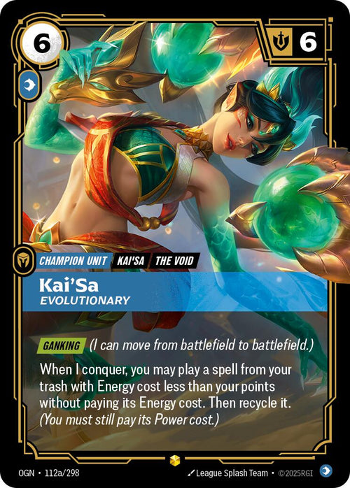 Kai'Sa, Evolutionary (Alternate Art) [OGN - 112a/298]