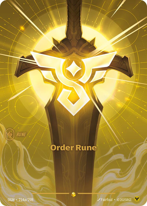 Order Rune (Alternate Art) [OGN - 214a/298]