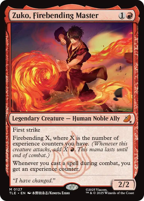 Zuko, Firebending Master [TLE - 127]