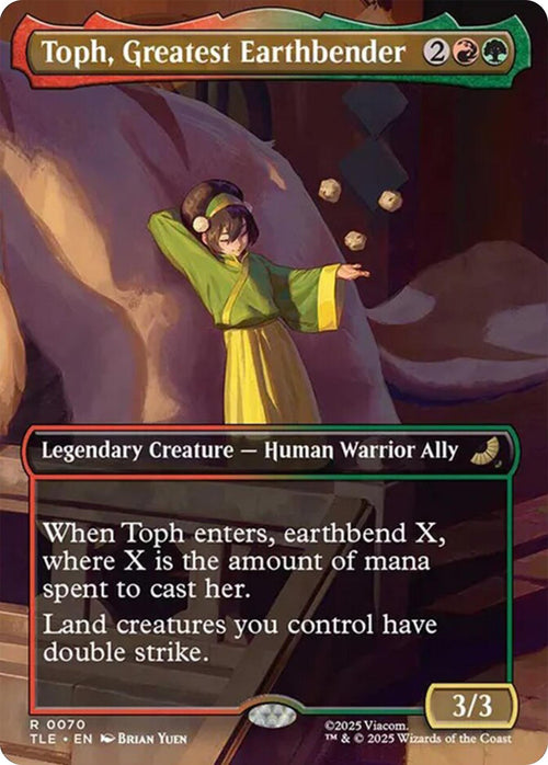 Toph, Greatest Earthbender (Borderless) [TLE - 70]