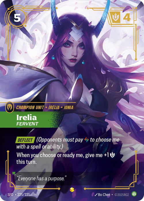 Irelia - Fervent (Overnumbered) [SFD - 225/221]