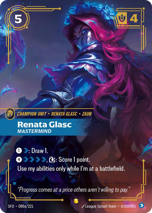 Renata Glasc - Mastermind (Alternate Art) [SFD - 088a/221]
