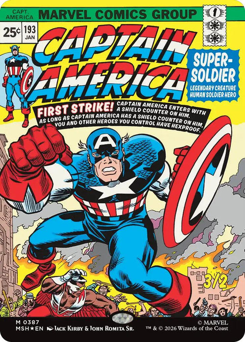 Captain America, Super-Soldier (Borderless) (0387) [MSH - 387]