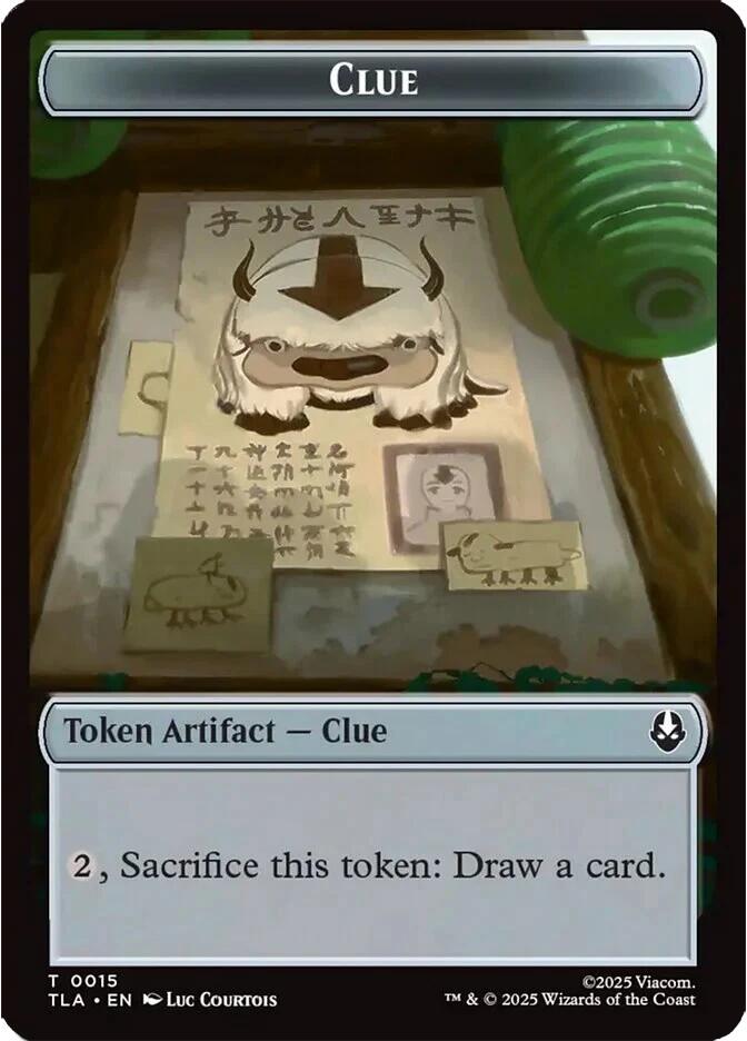 Clue (0015) // Spirit (0003) Double-Sided Token