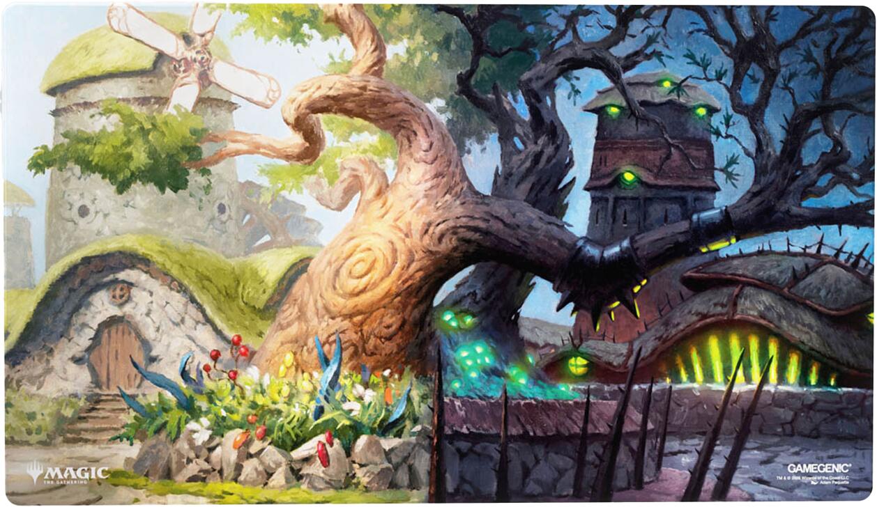 Magic: The Gathering Lorwyn Eclipsed Shiny Playmat - Temple Garden