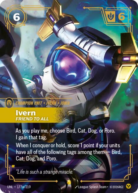 Ivern - Friend to All (Alternate Art) [UNL - 177a/219]