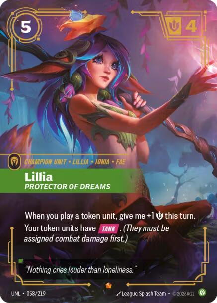 Lillia - Protector of Dreams [UNL - 058/219]