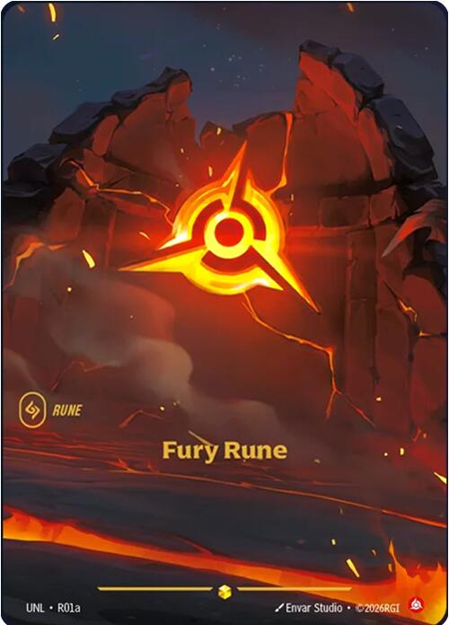 Fury Rune (Alternate Art) [UNL - R01a]