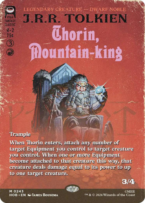Thorin, Mountain-king (Borderless) [HOB - 243]