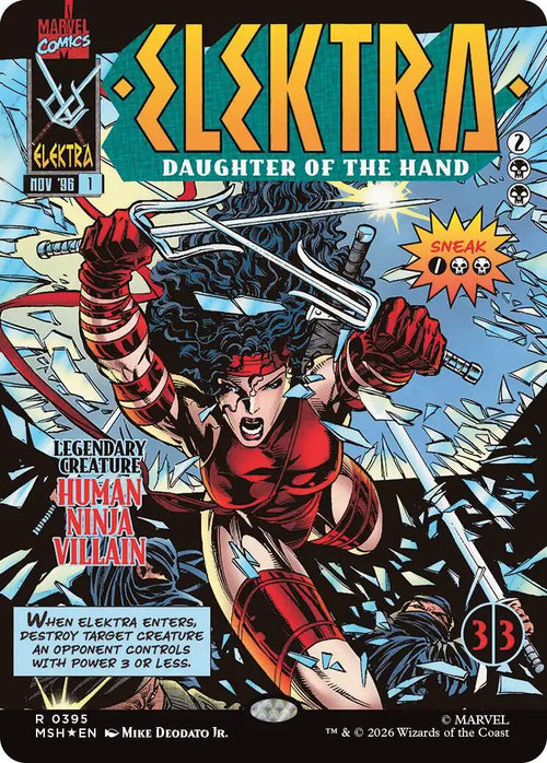 Elektra, Daughter of the Hand (Borderless) (0395) [MSH - 395]