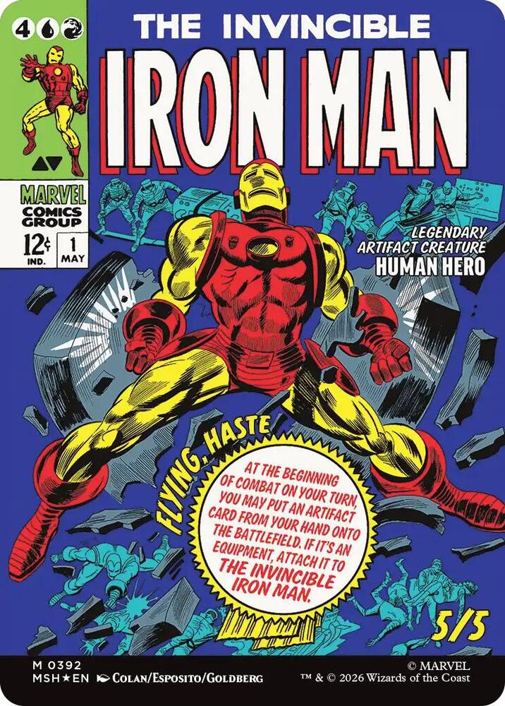 Tony Stark (Borderless) (0392) (Back)