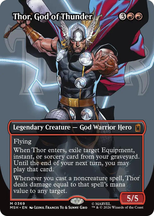Thor, God of Thunder (Borderless) (0369) [MSH - 369]
