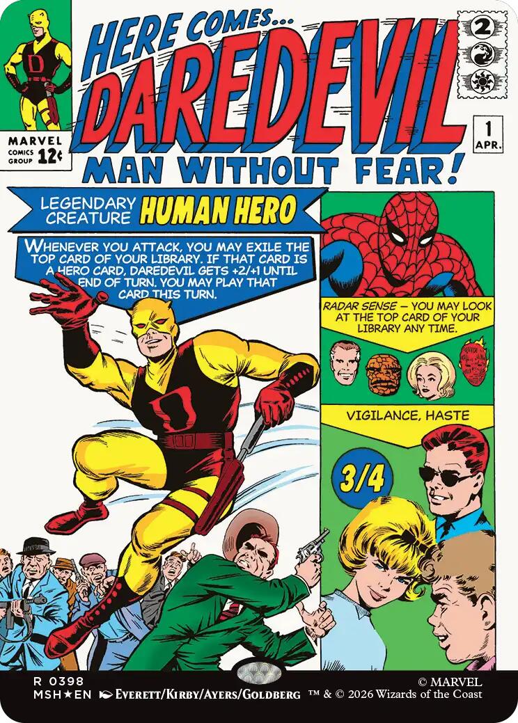 Daredevil, Man Without Fear (Borderless) (0398)