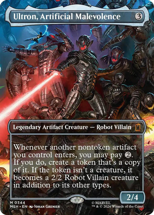 Ultron, Artificial Malevolence (Borderless) (0344) [MSH - 0344]