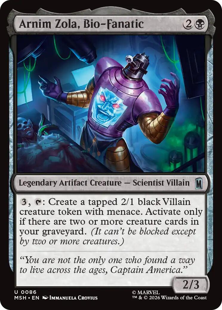 Arnim Zola, Bio-Fanatic