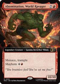 Abomination, World Ravager (Extended Art)