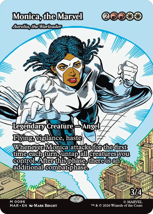 Monica, the Marvel - Aurelia, the Warleader (Borderless) [MAR]