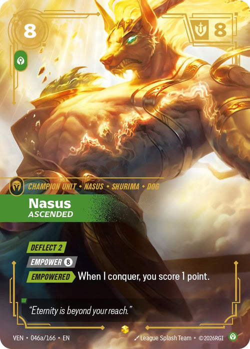 Nasus - Ascended (Alternate Art) [VEN - 046a/166]