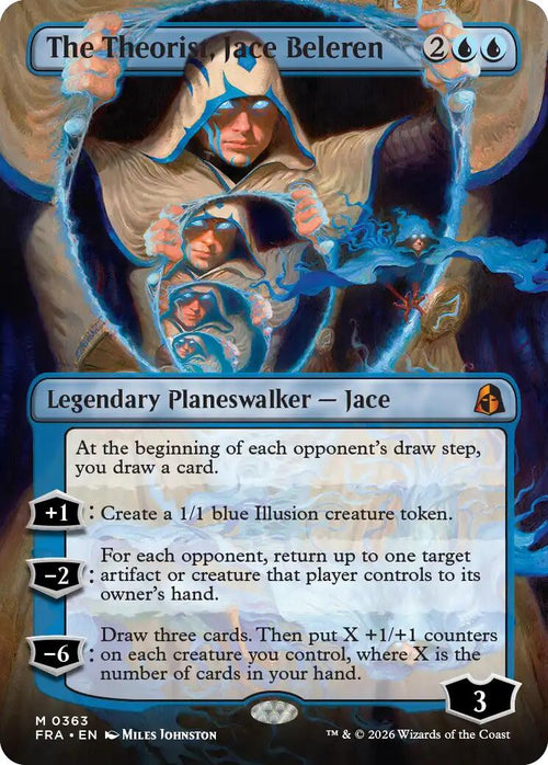 The Theorist, Jace Beleren (Borderless) (0363) [FRA - 363]