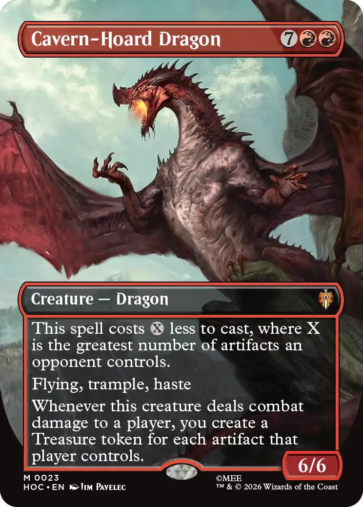 Cavern-Hoard Dragon (Borderless)