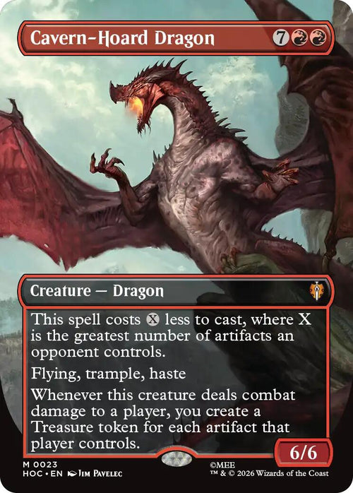 Cavern-Hoard Dragon (Borderless) [HOC - 23]