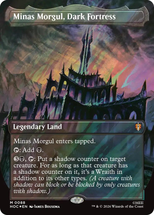 Minas Morgul, Dark Fortress (Borderless) (Surge Foil) [HOC - 88]